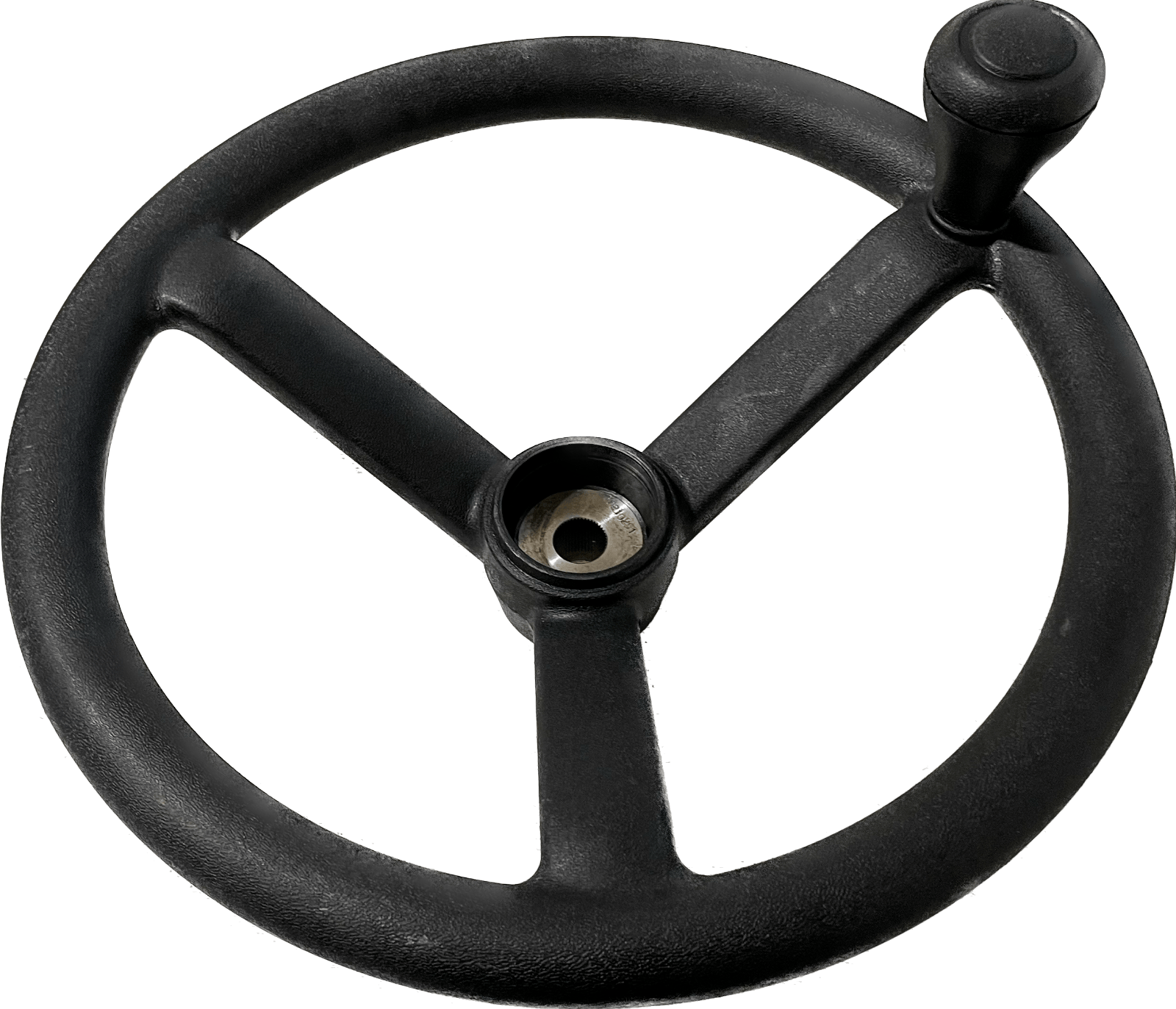 14" Steering Wheel & Cap for Benford Terex Thwaites Winget Dumper Forklift etc - Görsel 2