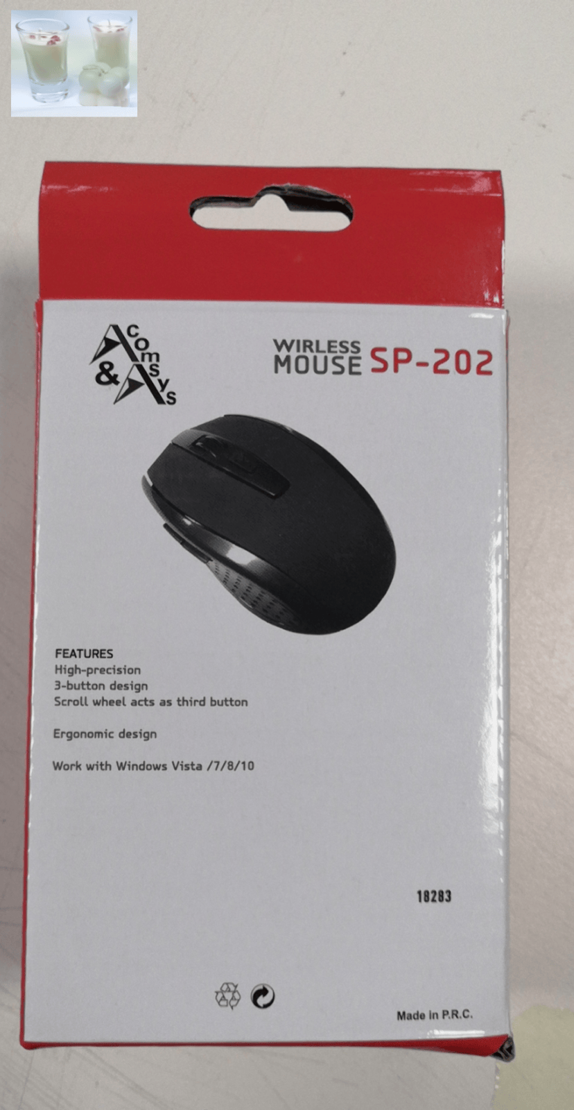 Wireless Kabellos Maus Mouse 2.4Ghz PC Maus USB Computer Notebook Laptop Funk - Görsel 3