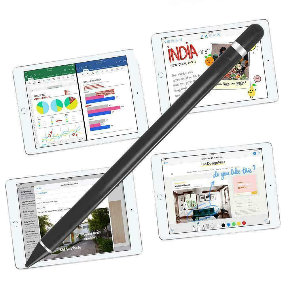 Pencil Stylus For iPad iPhone Samsung Galaxy Tablet Phone Pen Capacitive Screen - Görsel 3