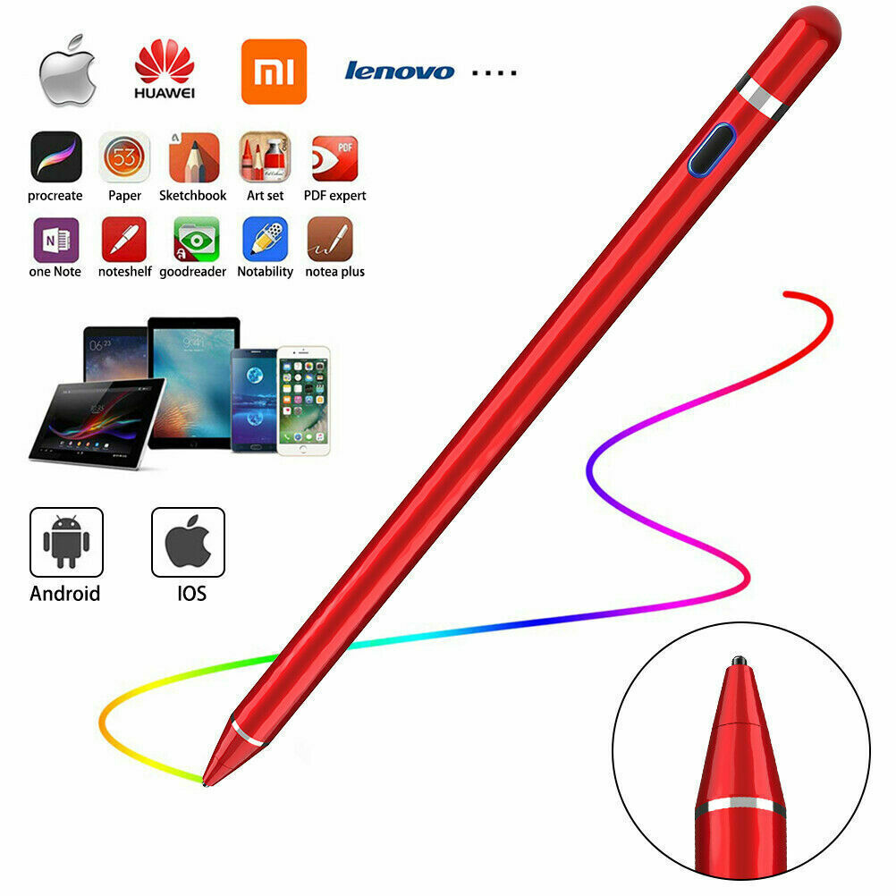 Pencil Stylus For iPad iPhone Samsung Galaxy Tablet Phone Pen Capacitive Screen - Görsel 5