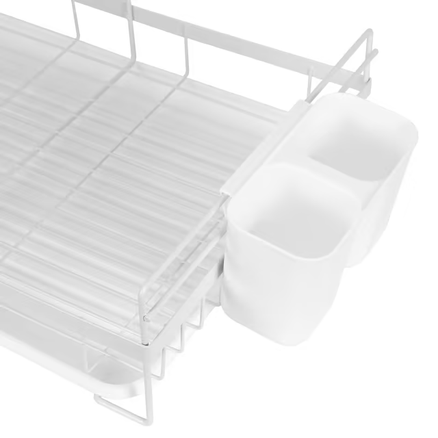 kitchen 2 tier dish rack , utensil holder,cutlery tray holder - Görsel 3