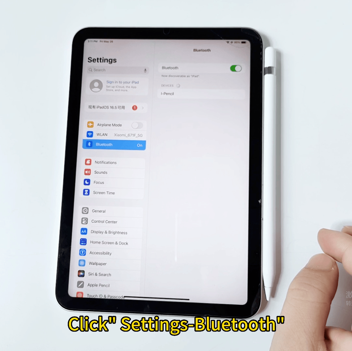 For Apple Pencil Bluetooth Wireless Charging Stylus for iPad/Pro/Mini 6/Air 4 5 - Görsel 5