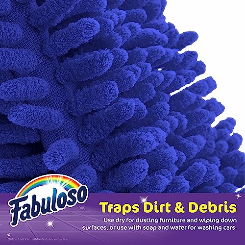 Fabuloso Microfiber Cleaning Mitt, Blue, One Size Fits All | Lint-Free, Scratch-Free Cleaning Glove for Surfaces and Furniture | Microfiber Dustless Hand Cloth for Bold and Bright Cleaning Experience  Health & Household - Görsel 3