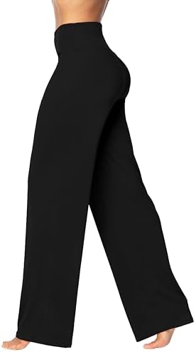 Sunzel Womens Flare Yoga Pants with Wide Leg and High Waist Tummy Control Bootcut Pants for Workout Exercise Running - Görsel 1