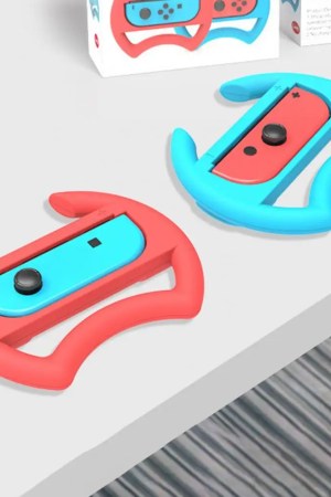 2Pcs Steering Wheel Grips High Sensitivity Large Keys Gaming Game Racing Controller Wheels   Game Racing Wheels