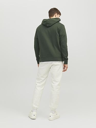 Jack&Jones Sweatshirt Erkek Uzun Kollu Deniz Mavisi 12152840 JJECORP Logo Sweat Hood NOOS Navy Blazer REG Large, Gri, S-XXL - Görsel 3