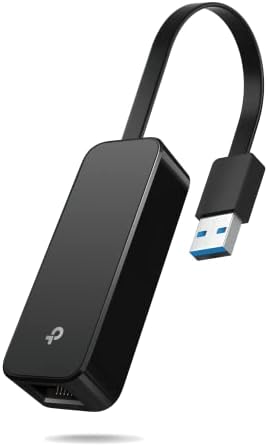 TP-Link USB to Ethernet Adapter (UE306), Foldable USB 3.0 to Gigabit Ethernet LAN Laptop Network Adapter, Supports Nintendo Switch, Windows, Linux, Apple MacBook OS 10.11- OS 12, Surface