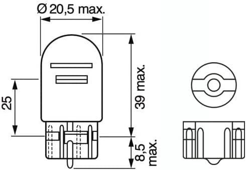 BOSCH 1987301079 W21/5W fren lambası - Görsel 4