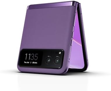 Motorola razr | 2023 | Unlocked | Made for US 8/128 | 32MP Camera | Summer Lilac, 73.95 x 170.82 x 7.35mm - Görsel 5