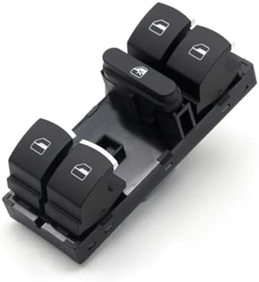 Autofenster-Steuerschalter 5ND959857 5K4959857 / 5ND959855 Für Chrom Für Master Fenster Für Schalter Für Golf MK5 MK6 Für Tiguan Für Jetta Für Passat Elektrischer Fensterheberschalter - Görsel 1