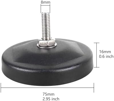 RIGIDON 2 adet LED çalışma farı, LED ışık çubuğu tutucu, evrensel manyetik binek araç tavan braketi, güçlü manyetik çalışma ışığı tutucu, Offroad, otomobil, SUV, ATV, kamyon, motorlu araçlar için, - Görsel 2