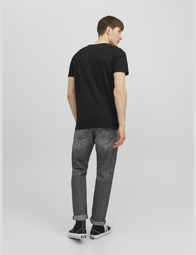 JACK & JONES Erkek Jjecorp Logo Tee Ss O-Neck Noos T-Shirt - Görsel 3