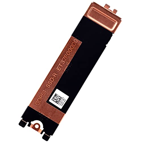 Deal4GO Slot 2 Right Side 2280 M.2 SSD Heatsink Cover Thermal Plate 3JJDG 4TW9C for Dell XPS 15 9500 9510 Precision 5550 5560 Latitude 5500 - Görsel 4