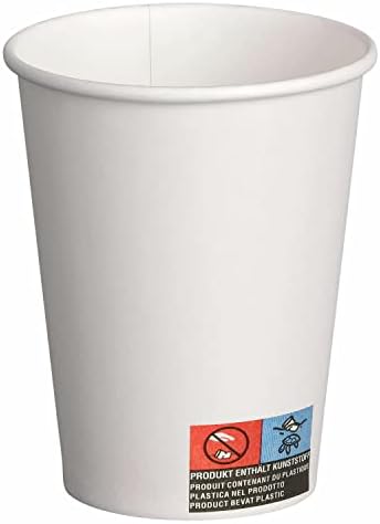 200 adet sıcak ve soğuk içecek bardağı, beyaz, karton kaplama, 200 ml / Bu ısıya dayanıklı karton bardak hem sıcak içecek bardağı hem de soğuk içecekler için kullanılabilir. - Görsel 3