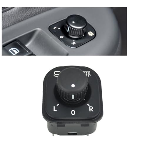 Fensterheberschalter für Kraftfahrzeuge Für VW für Jetta MK 5 für Golf GTI MK5 6 für Passat B6 für Rabbit für Tiguan für EOS CC Einstellknopf Spiegelkontrollschalter 1K0959565J - Görsel 2