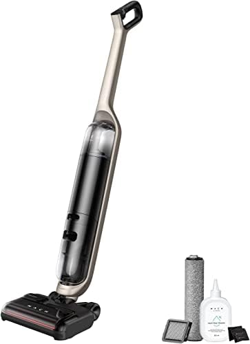 Anker eufy Clean Mach V1 Ultra, Moplu Buharlı Şarjlı Üçlü Dikey Kablosuz Süpürge, Sulu Ozon ile 99.9% Mikrop Temizleme, Otomatik Kendini Temizler, TÜV Rheinland Sertifikalı, Siyah - Görsel 1