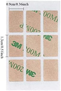 Double Sided Adhesive Stickers for Privacy Screen Privacy Filter Replacement Set of Double Side Sticky Tab Attachment for Laptop or Computer Monitor Privacy Filter with a Cleaning Cloth - Görsel 3