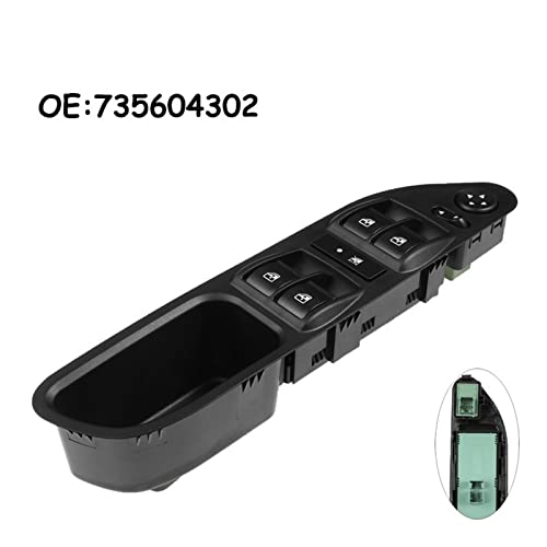 Fensterheberschalter für Kraftfahrzeuge Elektrischer Fensterheber für Hauptsteuerschalter, für Fiat Tipo 2015-2019 735604302 735631478 Autozubehör - Görsel 2