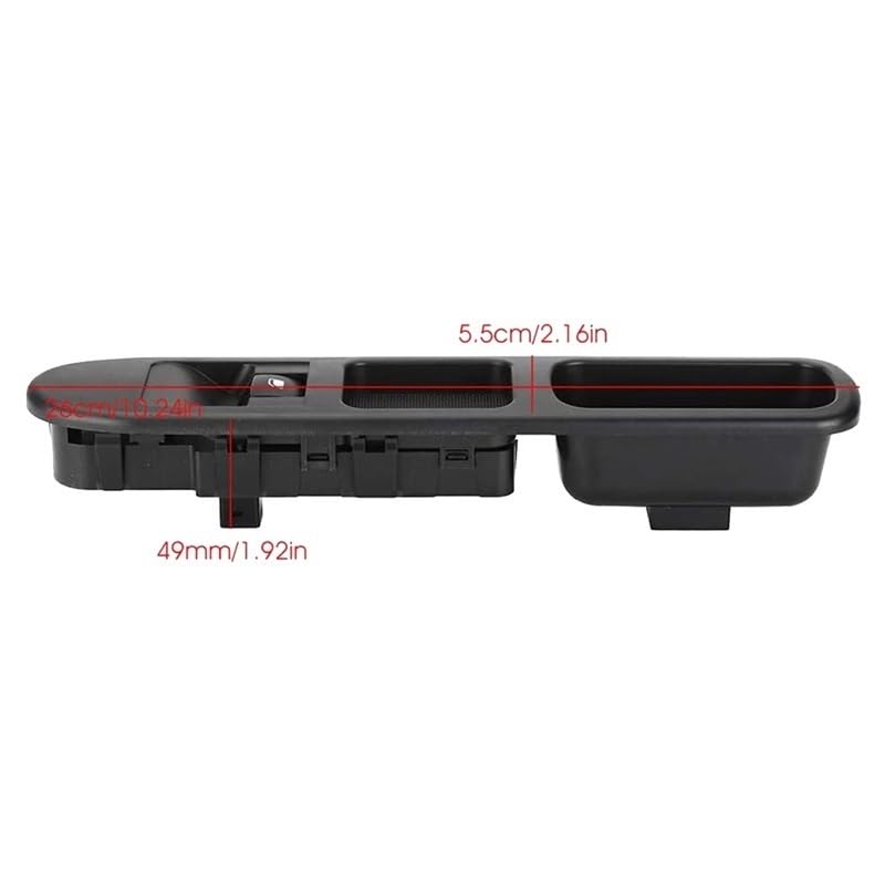 Autofenster-Steuerschalter Für Peugeot 207 2007-2015, 2 Stück, Fahrerseite + Beifahrerseite, elektrischer Fensterheber-Steuerschalter 6554QC 6490HQ 6554HJ Elektrischer Fensterheberschalter - Görsel 4