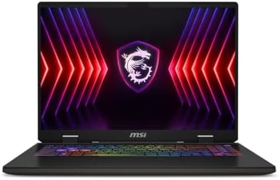 MSI SWORD 16 HX B14VGKG-062XTR Dizüstü Bilgisayar, Core I7-14700HX, 16.0 FHD+ 144Hz, 32GB RAM, RTX4070 GDDR6 8GB, 1TB SSD, DOS - Görsel 1