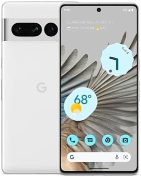 Google Pixel 7 Pro - 5G Android Phone - Unlocked Smartphone with Telephoto/ Wide Angle Lens, and 24-Hour Battery - 256GB - Snow - Görsel 1