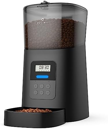 PETLIBRO Automatic Dog Feeder 6L Auto Dry Food Dispenser for Large Breed with Lock Lid for Naughty Pet, Timed Cat Feeder Low Food LED Indication with Anti-Clog Design Up to 50 Portion & 6 Meals Daily - Görsel 1