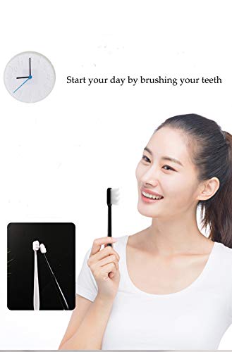 Extra Soft Toothbrush, Ultra Soft-bristled Adult Toothbrush Micro Nano 15000 Floss Bristle Good Cleaning Effect for Sensitive Teeth Oral Gum Recession - Görsel 2