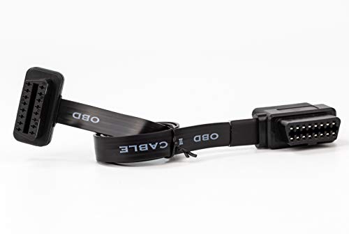 OBD II Pass-Through J1962M/F to J1962F Ribbon Splitter Cable 1 Male to 2 Female - Görsel 2
