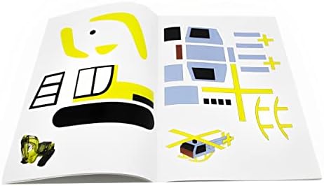 Holyfire 3D Kids Drawing Book with a Clear Pen Mat, 40 Patterns, for 3D Pen DIY Painting Graffiti Template, Colorful - Görsel 5