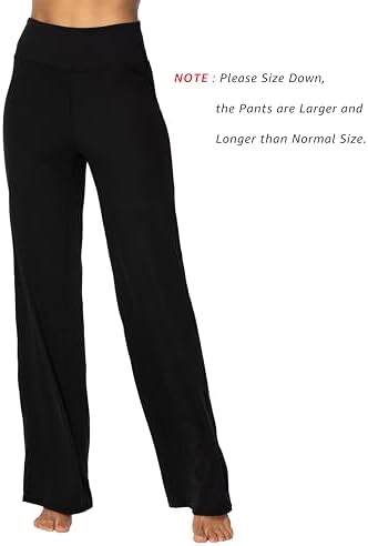 Sunzel Womens Flare Yoga Pants with Wide Leg and High Waist Tummy Control Bootcut Pants for Workout Exercise Running - Görsel 2