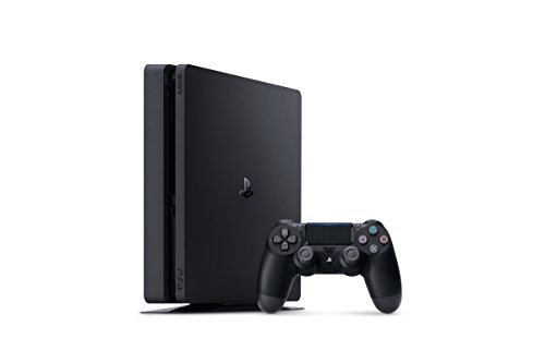 PlayStation 4 Slim 1TB Console - Black (Renewed) - Görsel 1