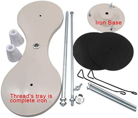 ckpsms Brand - 1SET #228776 2 Spool Thread Stand+Iron Base for Industrial/Household Sewing Machines - Görsel 3