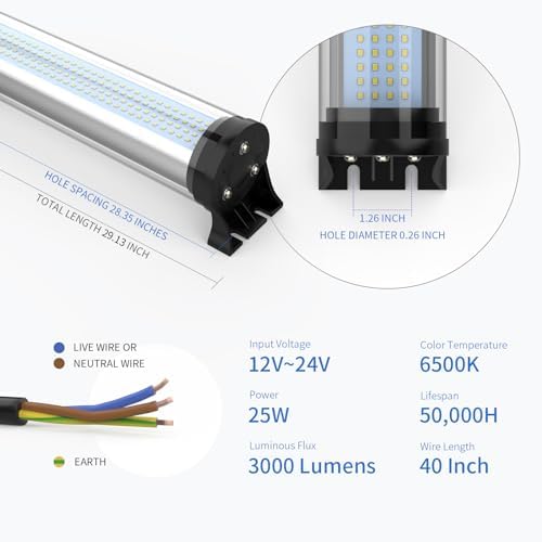 25W IP66 Explosion Proof Light Led Machine Light Work Tube Light Industrial Lighting for CNC Machine 24V - Görsel 6