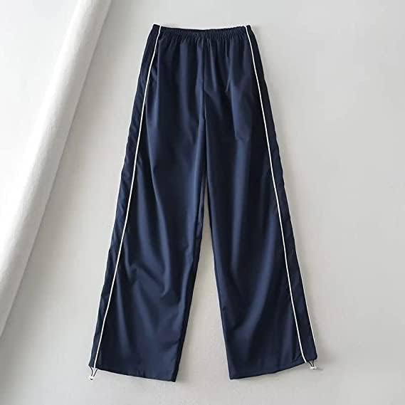 XPONNI Track Pants Women Baggy Pants Y2k Pants Parachute Pants for Women Y2K Clothing - Görsel 7