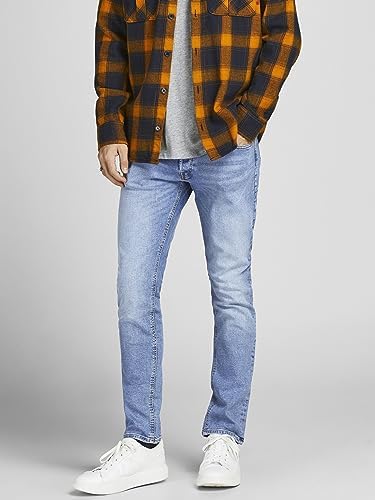 JACK & JONES Erkek Slim Fit Jeans JJIGLENN JJORİJİNAL SQ 030 NOOS Slim Fit Jeans - Görsel 3