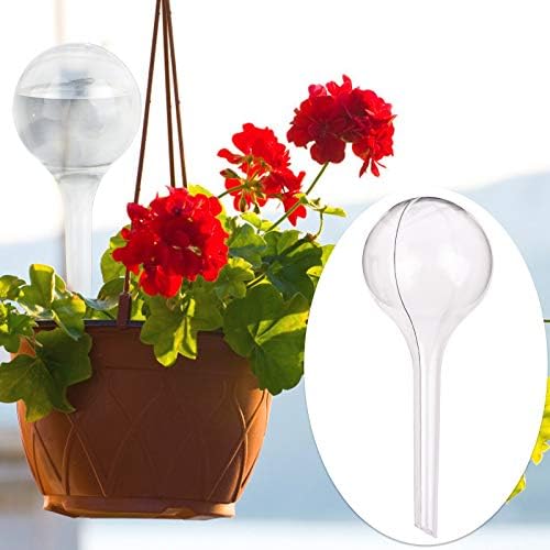 LOCOLO 12 Stück Kleine Pflanzen Gießkugeln - 13x5cm Pflanzen Bewässerungskugeln Topfpflanzen Selbstbewässerung PVC Bewässerung-Kugeln Wasserspender für Pflanzen - Görsel 5