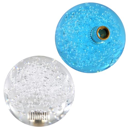 Boguish Crystal Joystick Blue and White Handle M6 Top Ball Head Easy Install Controller Game DIY Rocker Round Head Parts Replacement for Arcade Games - Görsel 4