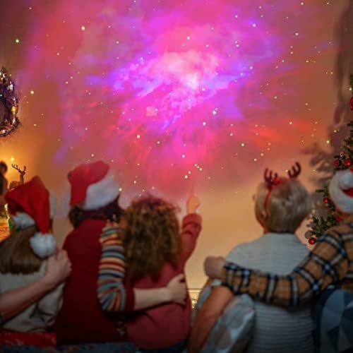 Star Projector Galaxy Night Light - Astronaut Space Projector, Starry Nebula Ceiling LED Lamp with Timer and Remote, Kids Room Decor Aesthetic, Gifts for Christmas, Birthdays, Valentine's Day - Görsel 7