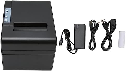 Sanpyl USB Thermal Receipt Printer, 80mm Small POS Printer with Adjustable Mode, High Speed Noiseless Mini Thermal Printer with Auto Cutter (US Plug) - Görsel 6