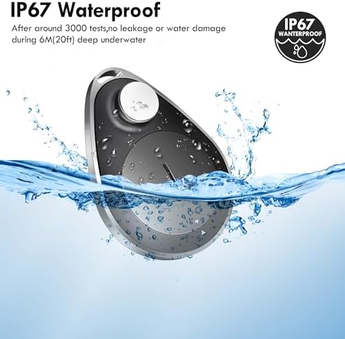 Utag GPS Tracker for Clothes Hidden, Key Finder Tracker Waterproof Bluetooth Tracker with pin,Works with Apple Find My (iOS only),Lost Mode,uitable for Backpack,Luggage - Görsel 3