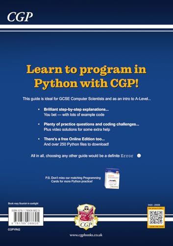 Python Programming Guide for GCSE Computer Science (includes Online Edition & Python Files) (CGP GCSE Computer Science 9-1 Revision) - Görsel 2