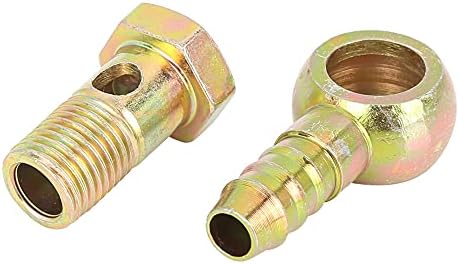 X AUTOHAUX İçi boş vida 14 mm motosiklet freni banjo içi boş vida bağlantı parçaları cıvata yıkama kiti M14x1,5 - Görsel 4