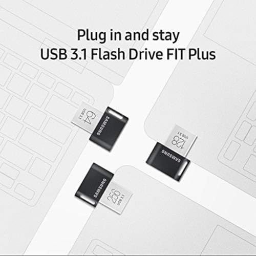 SAMSUNG MUF-256AB/AM FIT Plus 256GB - 400MB/s USB 3.1 Flash Drive, Gunmetal Gray - Görsel 5