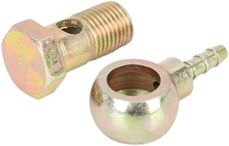 X AUTOHAUX 14 mm Banjo Hortum Cıvata Pul Bağlantı Parçası Metal Motosiklet Araba için - Görsel 4