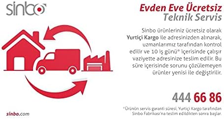 Sinbo M0703SIN3484 SVC-3484 Elektrikli Süpürge, Kırmızı - Görsel 4