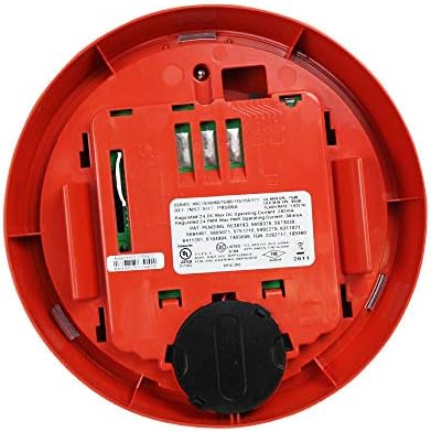 Wheelock HSRC Exceder Ceiling Mount Fire Alarm Signal Horn Strobe, Red, Sleek Modern Aesthetics, Multiple Voltages, 3 Audible settings (90, 95, 99dB) - Görsel 2