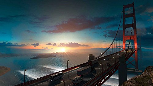 American Truck Simulator Gold (New Mexico DLC/Wheel Turning/Steering Creations) (PC DVD) - Görsel 2