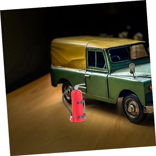 Uonlytech Spielzeuge Mini-Auto-dekor Mini-kunststoffmodelle Zubehör Für Mini-Autos Kleine Autoverzierung Miniatur-landschaftsverzierungen Rot Wagen Feuerlöscher Plastik - Görsel 4