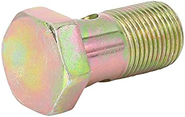 X AUTOHAUX M18 x 1,5 mm metrik dişli içi boş vidalar, 2 M18 pullu fren bağlantı adaptörü - Görsel 5