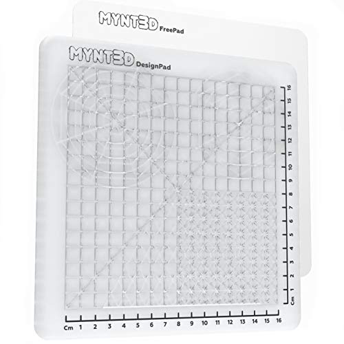MYNT3D 3D Pen Mat Kit, DesignPad + FreePad,Black - Görsel 1